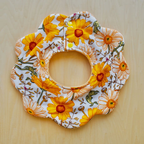 flower bib イエロー