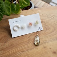 joie(pink) 18Kサージカルステンレスピアス