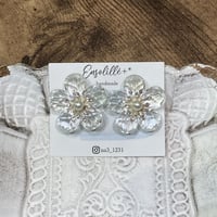 透花（ゴールド）ピアス