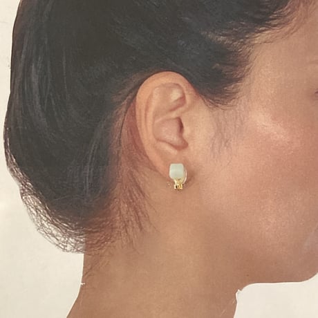 joie ビオラ ミント　18K サージカルステンレスイヤリング
