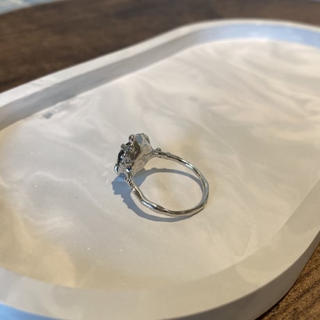 Minamo Ring(ミナモリング)/TypeRg572 シルバー/スモーキークォーツ13号