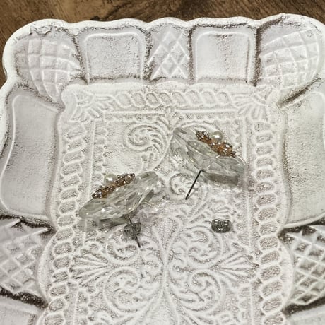 透花（ゴールド）ピアス
