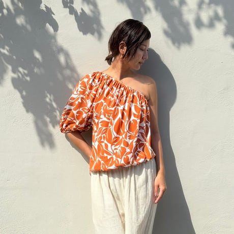ワンショルダートップス　Botanical