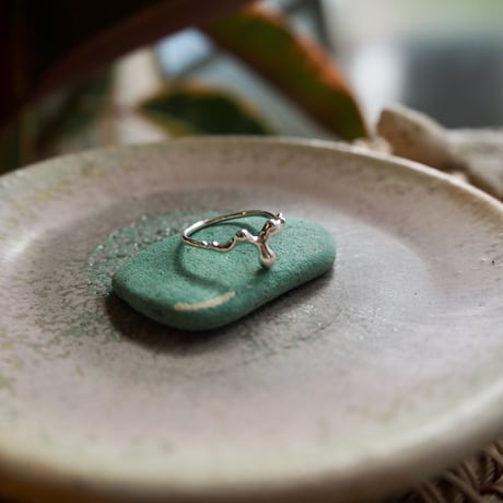 Ametsubu Ring /Rp1/silver/4号