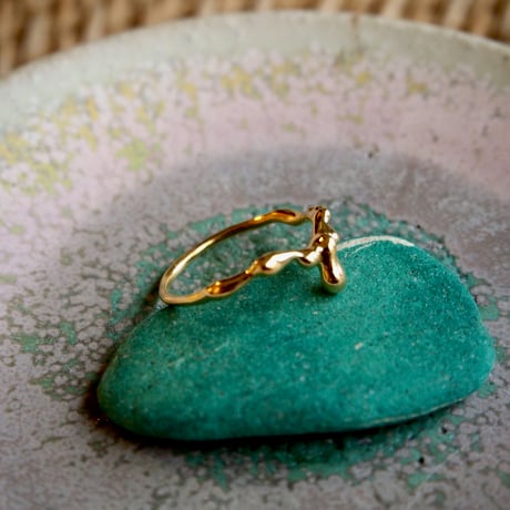 Ametsubu Ring / Rp2 / gold/ 10号
