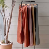 ウエストリボンパンツ