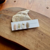 parfum　ピンク　18kサージカルステンレスイヤリング