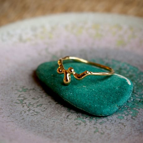 Ametsubu Ring / Rp2 / gold/ 15号