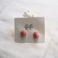 珊瑚　ピアス