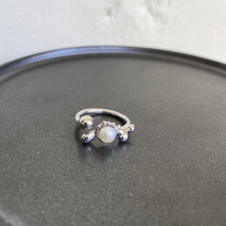 Ibuki ring シルバー 真珠  フリーサイズ