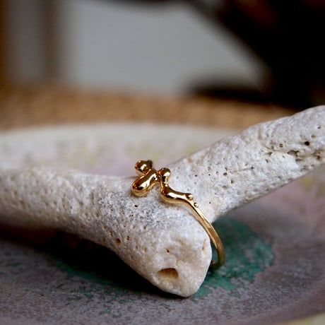 Ametsubu Ring / Rp2 / gold/ 15号
