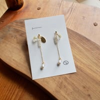 chame(かすみ草) 18kサージカルステンレスピアス