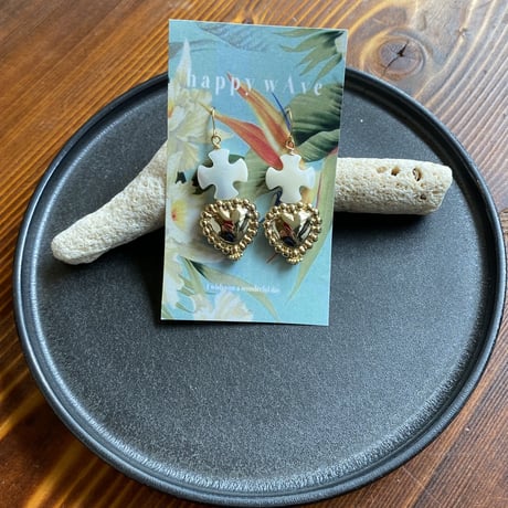 メキシカンハートシェルピアス