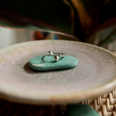 Ametsubu Ring /Rp1/silver/4号