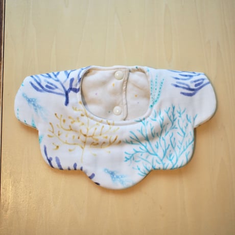 flower bib コーラル