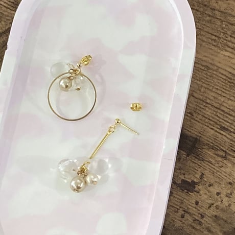 chouette 18K サージカルステンレスピアス