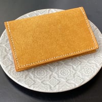 本革名刺ケース　イエロー