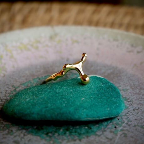 Ametsubu Ring / Rp2 / gold/ 4号