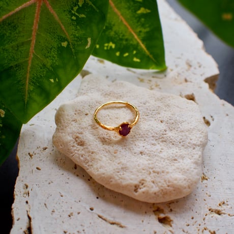 Minamo Ring / RgRg301 / gold / 14号