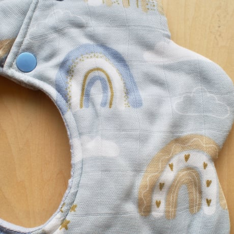 flower bib　レインボー