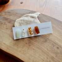 parfum　ミント　18kサージカルステンレスピアス