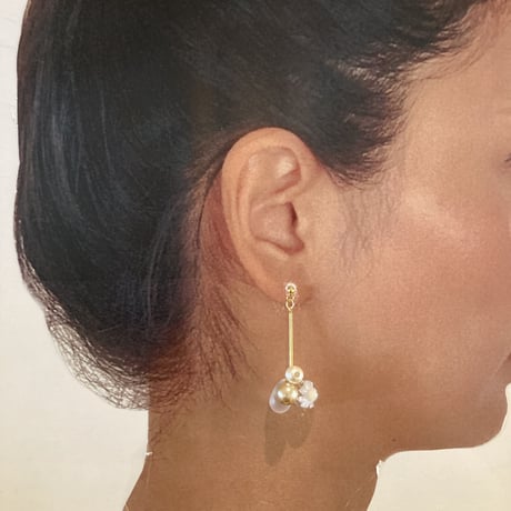 chouette 18K サージカルステンレスピアス