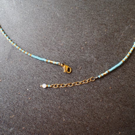 glass beads チョーカー
