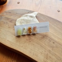 parfum　グリーン　18kサージカルステンレスイヤリング