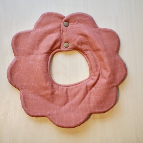 flower bib ブラウン