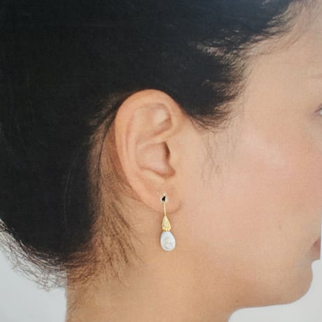 淡水パールのピアス