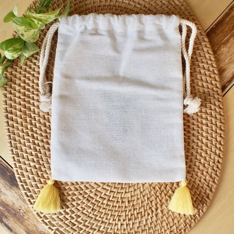 刺繍巾着（カクタス）