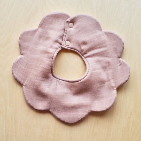 flower bib ブラウン
