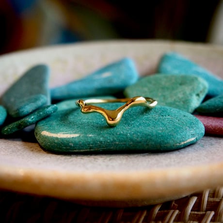 Ametsubu Ring / Rp2 / gold/ 12号
