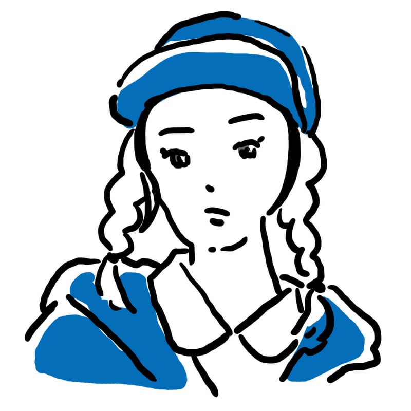 シンプルver.】SNSアイコン 似顔絵 | フジコのほっこり出張にが