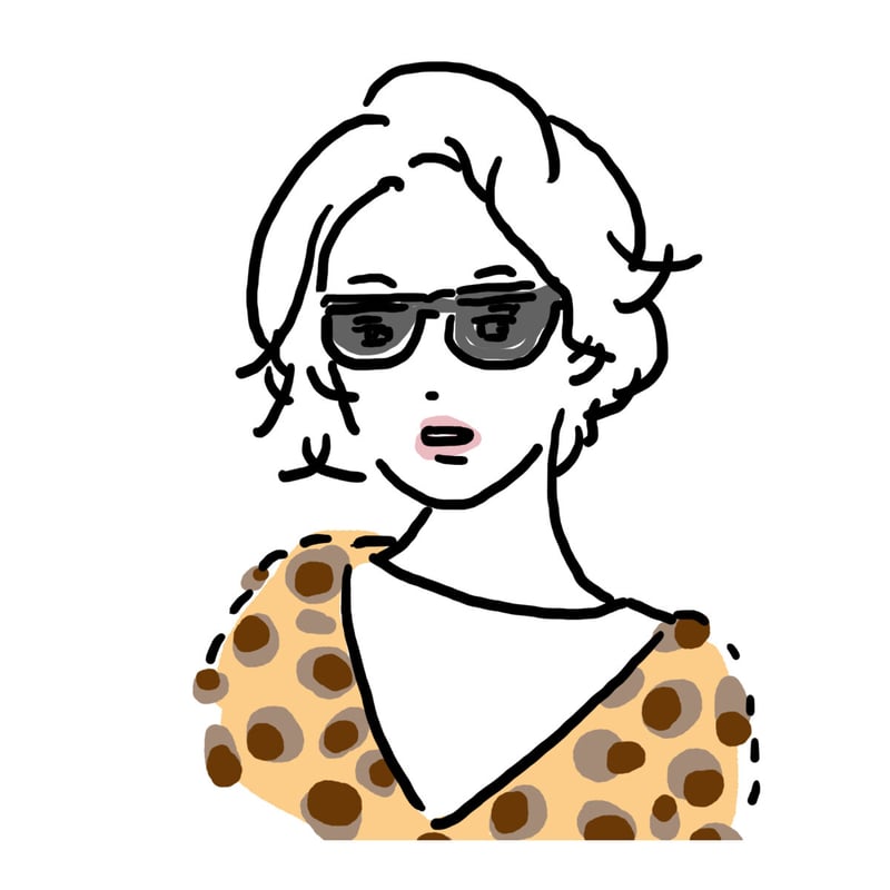 シンプルver.】SNSアイコン 似顔絵 | フジコのほっこり出張にがおえ