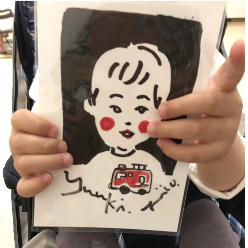 出張似顔絵お試し2時間コース | フジコのほっこり出張にがおえ fujico