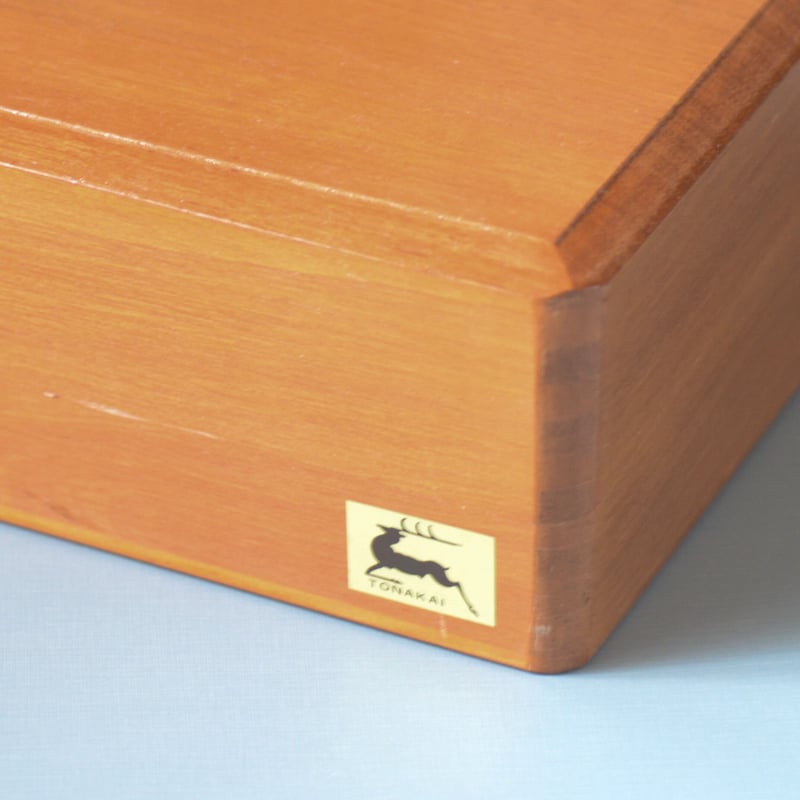 き87 【希少レトロ品】トナカイ印 木製印箱BOX 訂正印 トナカイ製はんこ 昭和レトロ】トナカイ印 木製印箱と建築用ゴム印 - メルカリ