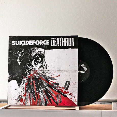 SUICIDEFORCE / DEATHRUN - split (LP)