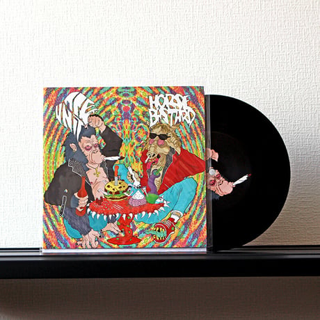 HORSE BASTARD / APE UNIT - split (7inch)