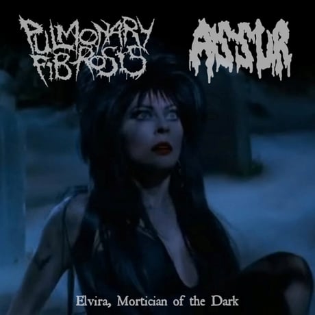 PULMONARY FIBROSIS / ASSUR -  Elvira, Mortician Of The Dark - split (CD)