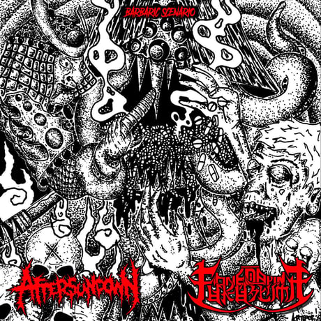 ONE DAY IN FUKUSHIMA / AFTERSUNDOWN  - SPLIT (7inch)