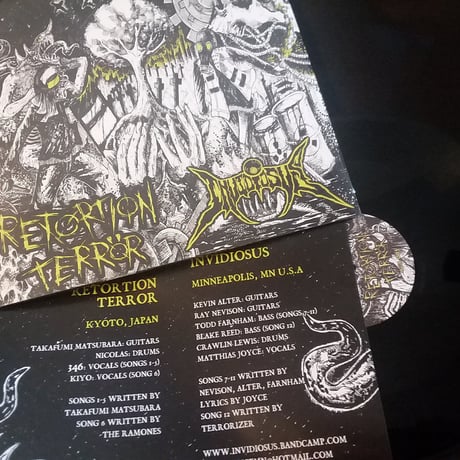 Retortion Terror/Invidiosus - split (LP)