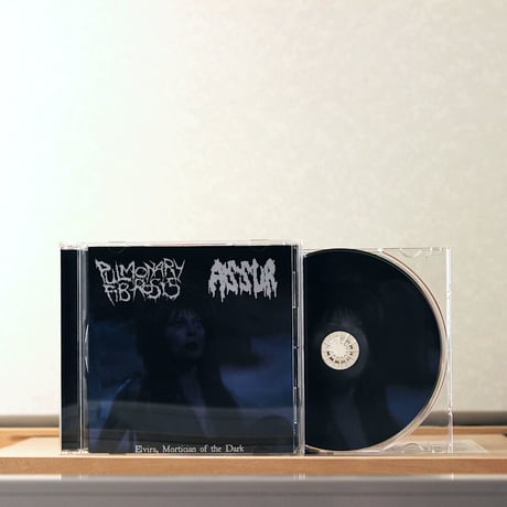 PULMONARY FIBROSIS / ASSUR -  Elvira, Mortician Of The Dark - split (CD)