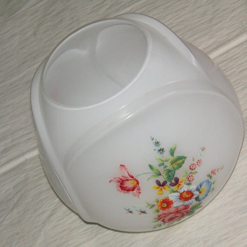 レトロ ランプシェード 電気笠 花柄 昭和レトロ | 村田光悦商店