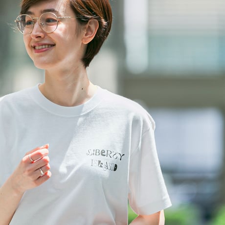 リバティアイランド メモリアルグッズ グラフィカルTシャツBパターン（白/White）