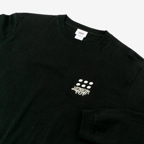 レモンポップ グラフィカルロングスリーブTシャツ（黒/Black）