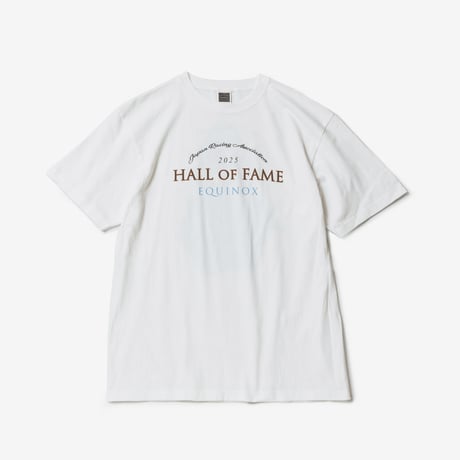 イクイノックス顕彰馬選定記念 グラフィカルTシャツBパターン（白/White）