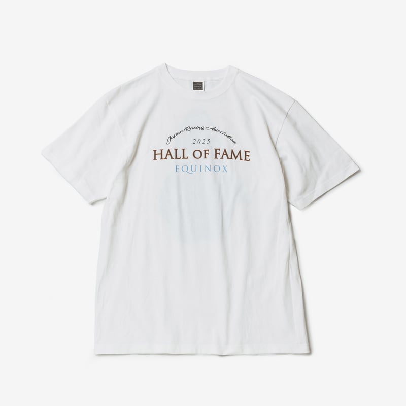 イクイノックス顕彰馬選定記念 グラフィカルTシャツBパターン（白