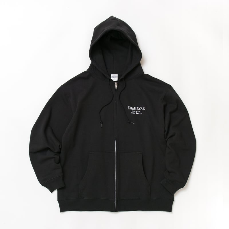 シャフリヤール グラフィカルジップパーカー（黒/Black） | HORSEGOODSnet