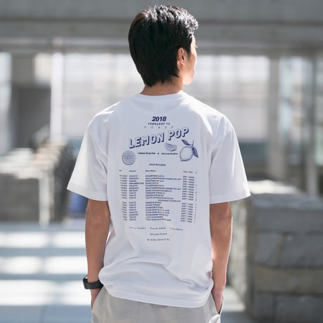 レモンポップ グラフィカルTシャツBパターン（白/White）